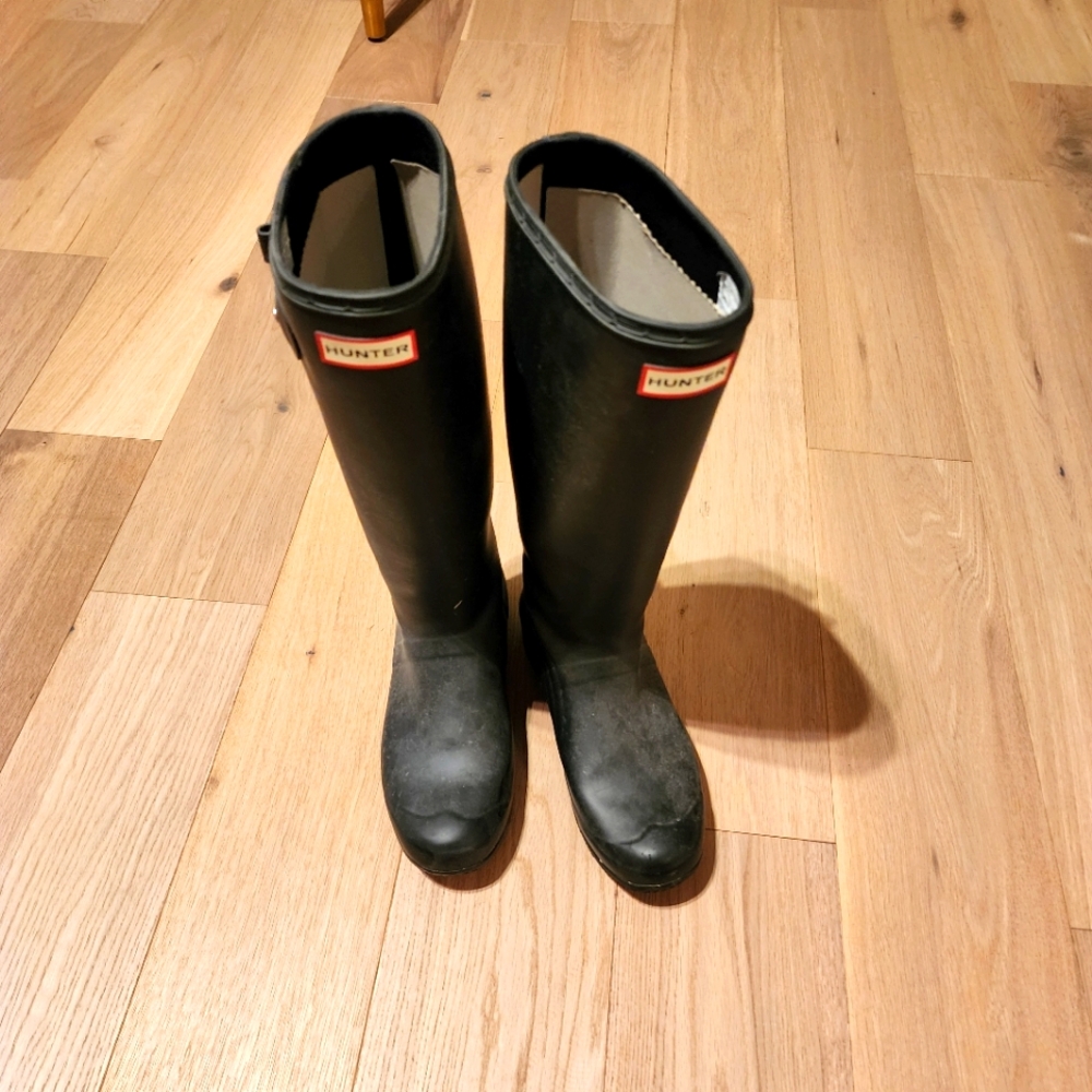 Hunter Black Rain Boots